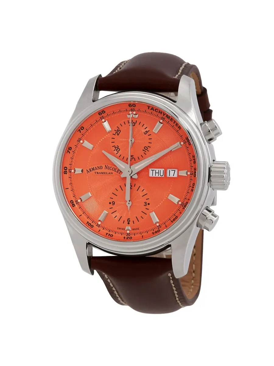 Мужские часы Armand Nicolet MH2 Chronograph Automatic A647A-SM-P140MR2 — изображение 1 из 3, оттенок серебряный