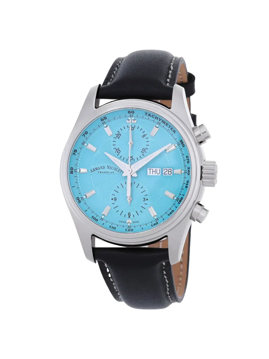 Мужские часы Armand Nicolet MH2 Chronograph Automatic A647A-TF-P140NR2 — изображение 1 из 3, оттенок серебряный
