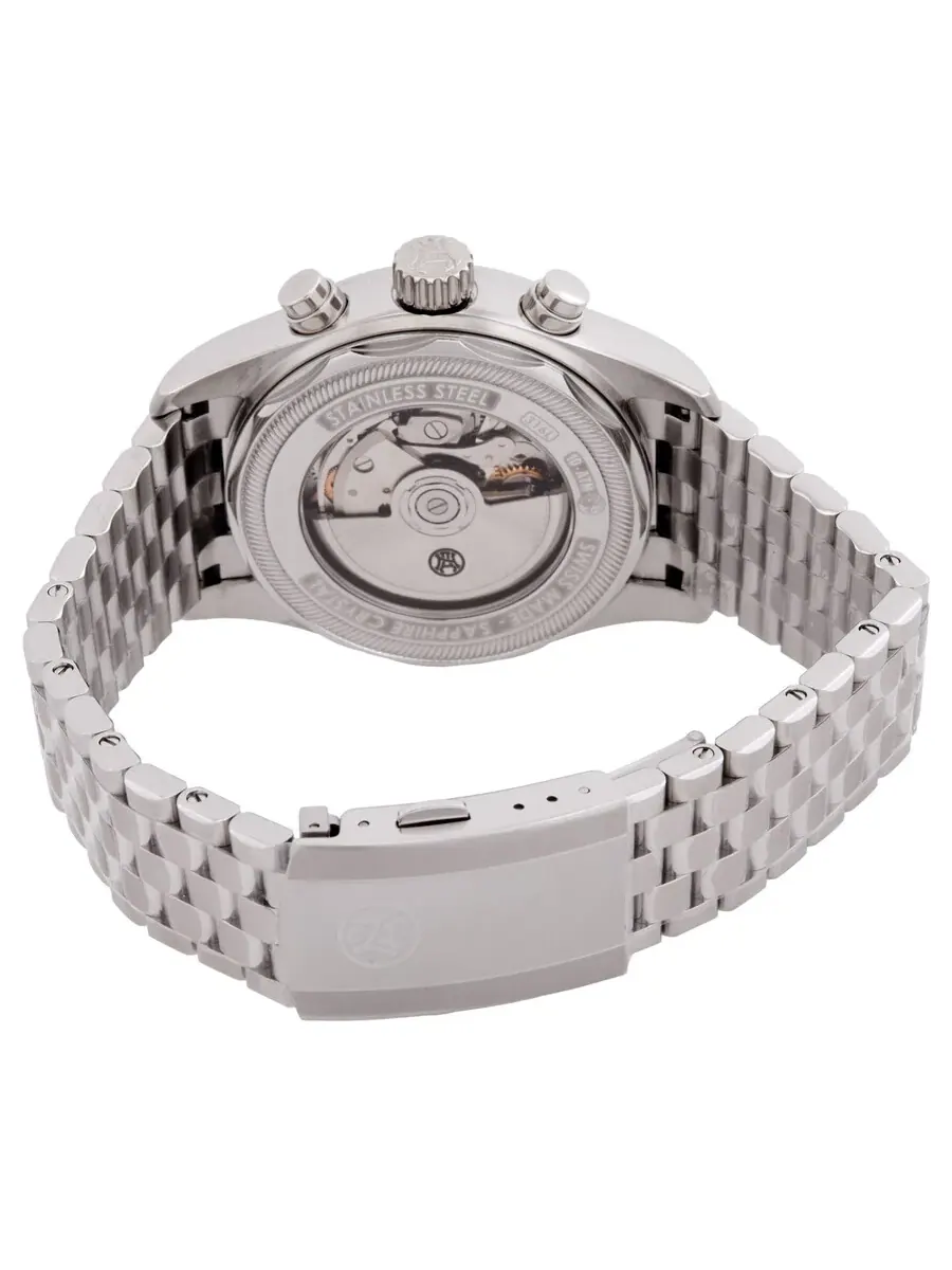 Мужские часы Armand Nicolet MH2 Chronograph Automatic с серебристым циферблатом A647A-AG-BMA22640A — изображение 3 из 3