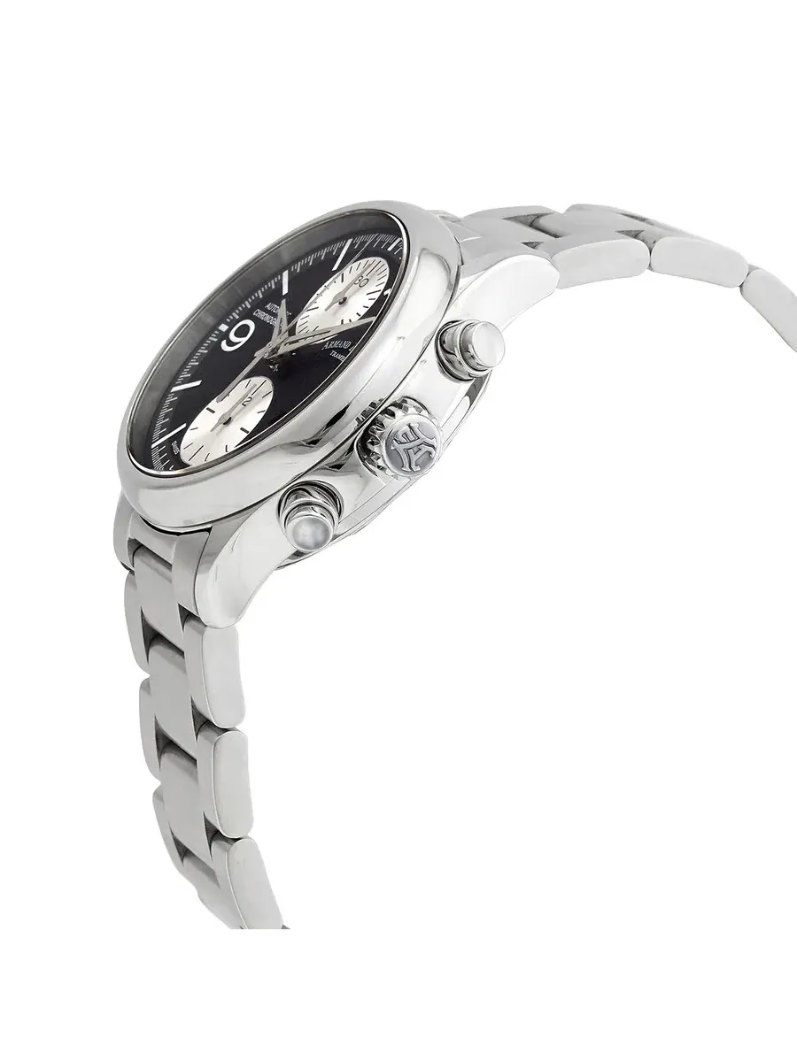 Мужские часы Armand Nicolet MHA Chronograph Automatic с черным циферблатом A844HAA-NR-M2850A — изображение 2 из 3