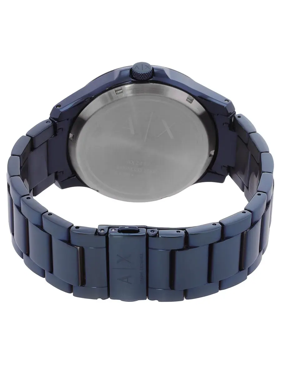 Мужские часы Armani Exchange с автоматическим механизмом и синим циферблатом AX2457 — изображение 3 из 3, оттенок синий