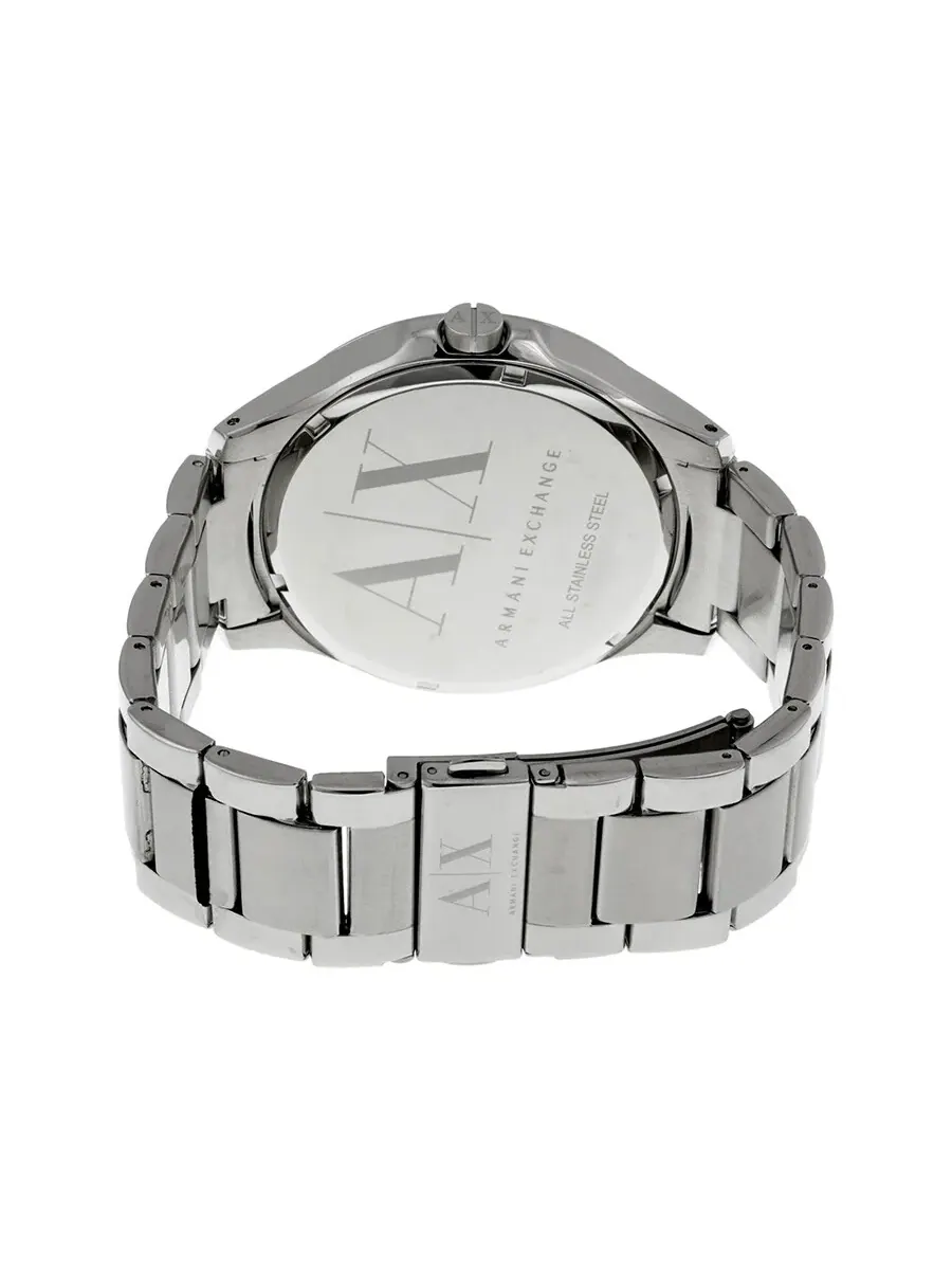 Мужские часы Armani Exchange AX2103 с черным циферблатом и стальным корпусом — изображение 3 из 4, оттенок серебряный