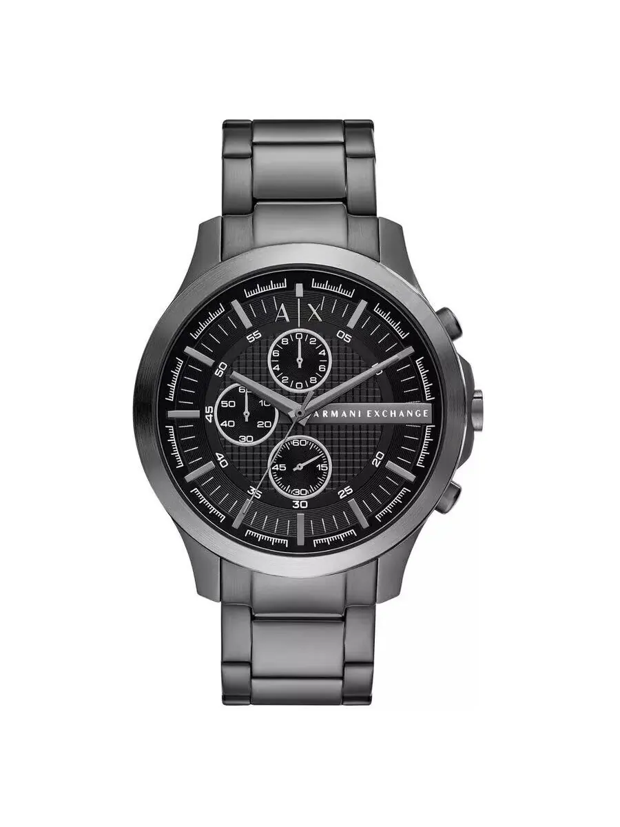 Мужские часы Armani Exchange с хронографом, кварцевые, черный циферблат AX2454 — изображение 1 из 1, оттенок серый