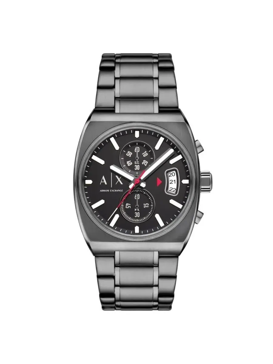 Мужские часы Armani Exchange Oliver с кварцевым хронографом и черным циферблатом AX2823 — изображение 1 из 1