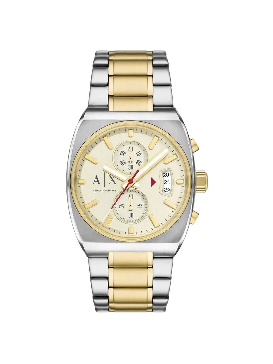 Мужские часы Armani Exchange Oliver с кварцевым хронографом и белым циферблатом AX2821 — изображение 1 из 1
