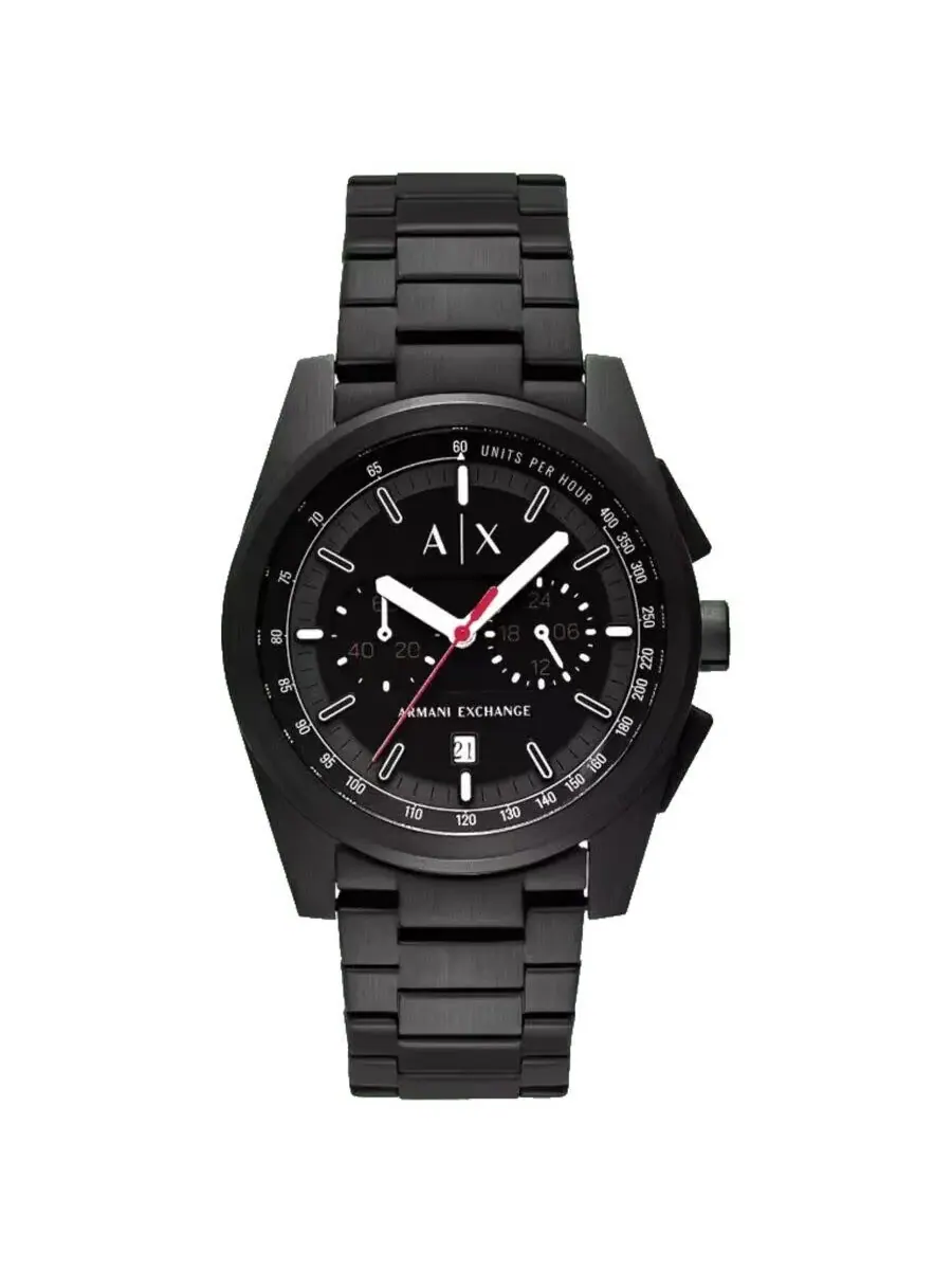 Мужские часы Armani Exchange Parker с кварцевым хронографом и черным циферблатом AX2864 — изображение 1 из 1, оттенок черный