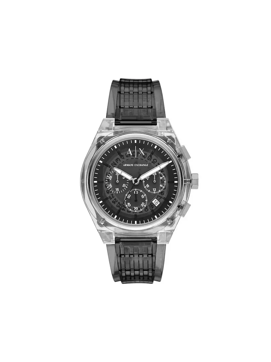 Мужские часы Armani Exchange Rafael с кварцевым хронографом и серым циферблатом AX4167 — изображение 1 из 2