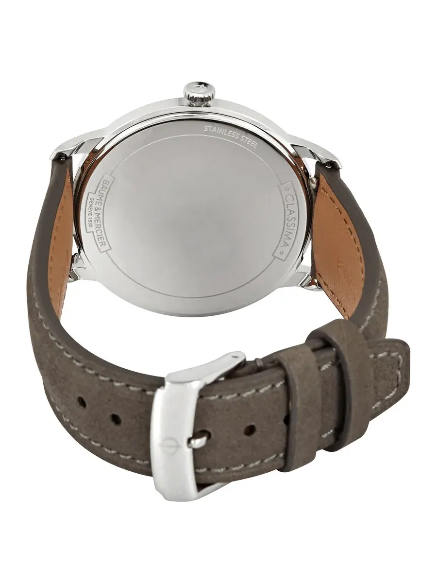 Мужские кварцевые часы Baume et Mercier Classima с зеленым циферблатом, модель M0A10607 — изображение 3 из 3