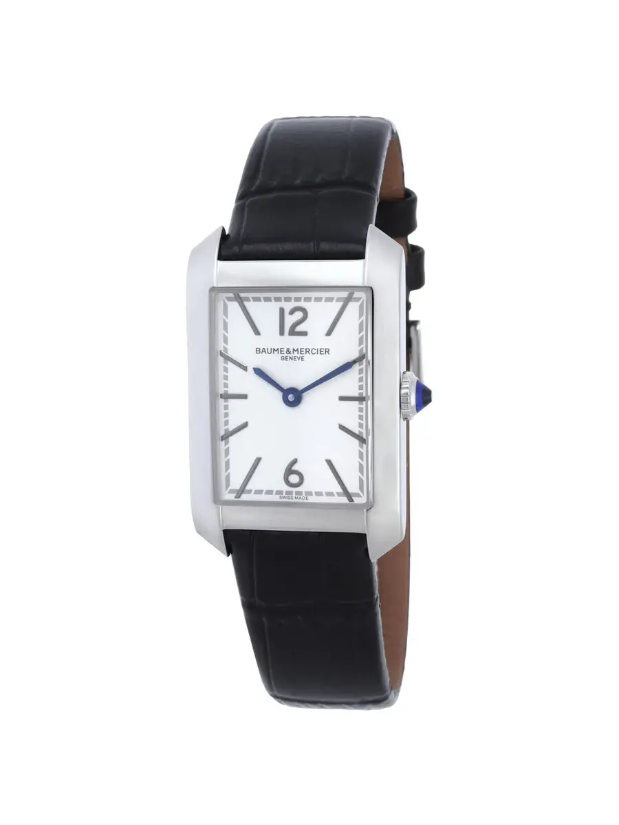 Женские часы Baume et Mercier Hampton с кварцевым механизмом, белым циферблатом, модель 10795 — изображение 1 из 3