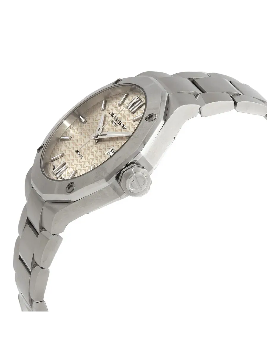 Мужские часы Baume et Mercier Riviera Automatic с серебристым циферблатом, модель 10622 — изображение 2 из 3