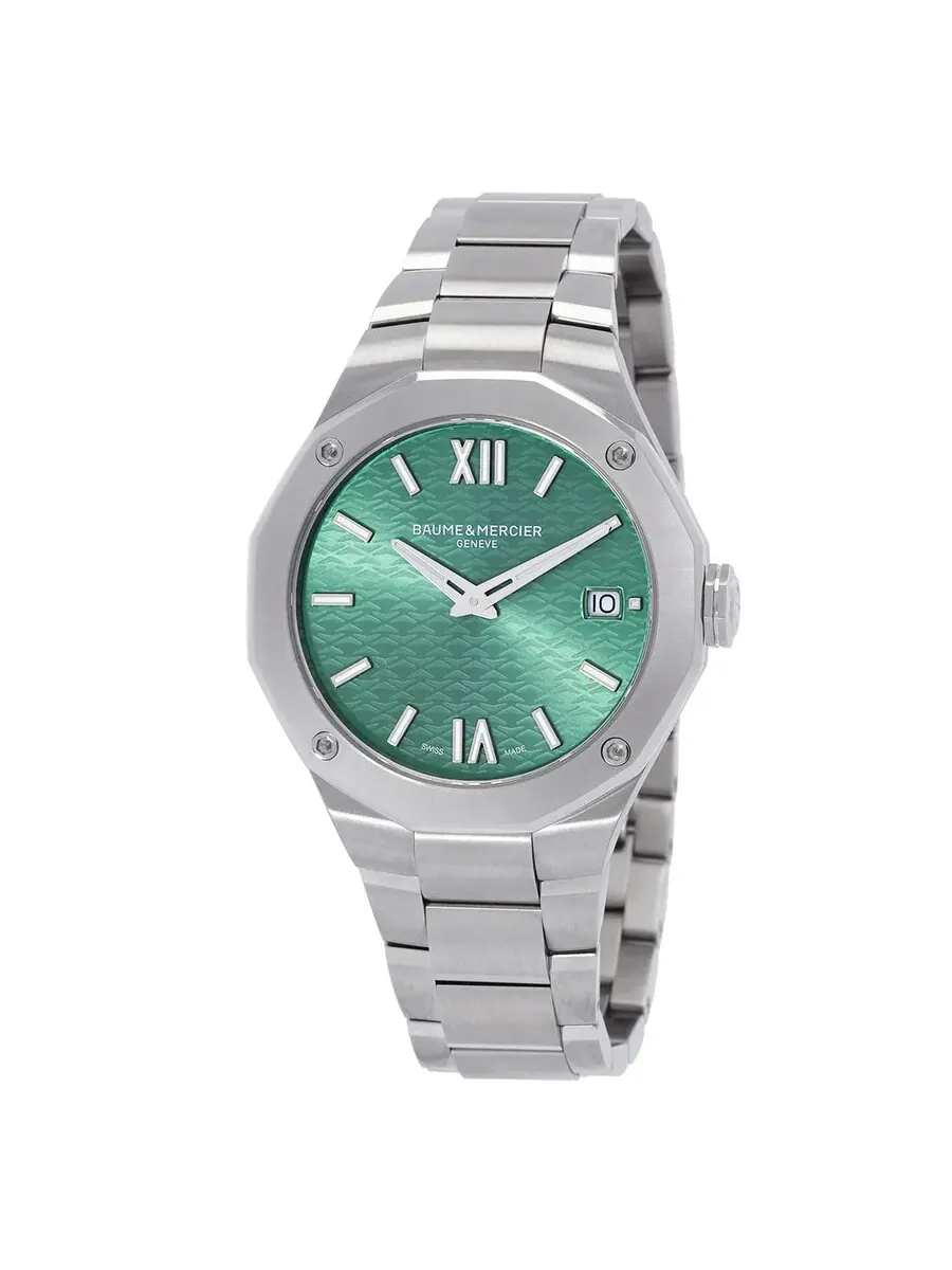 Женские часы Baume et Mercier Riviera с кварцевым механизмом и зеленым циферблатом 10683