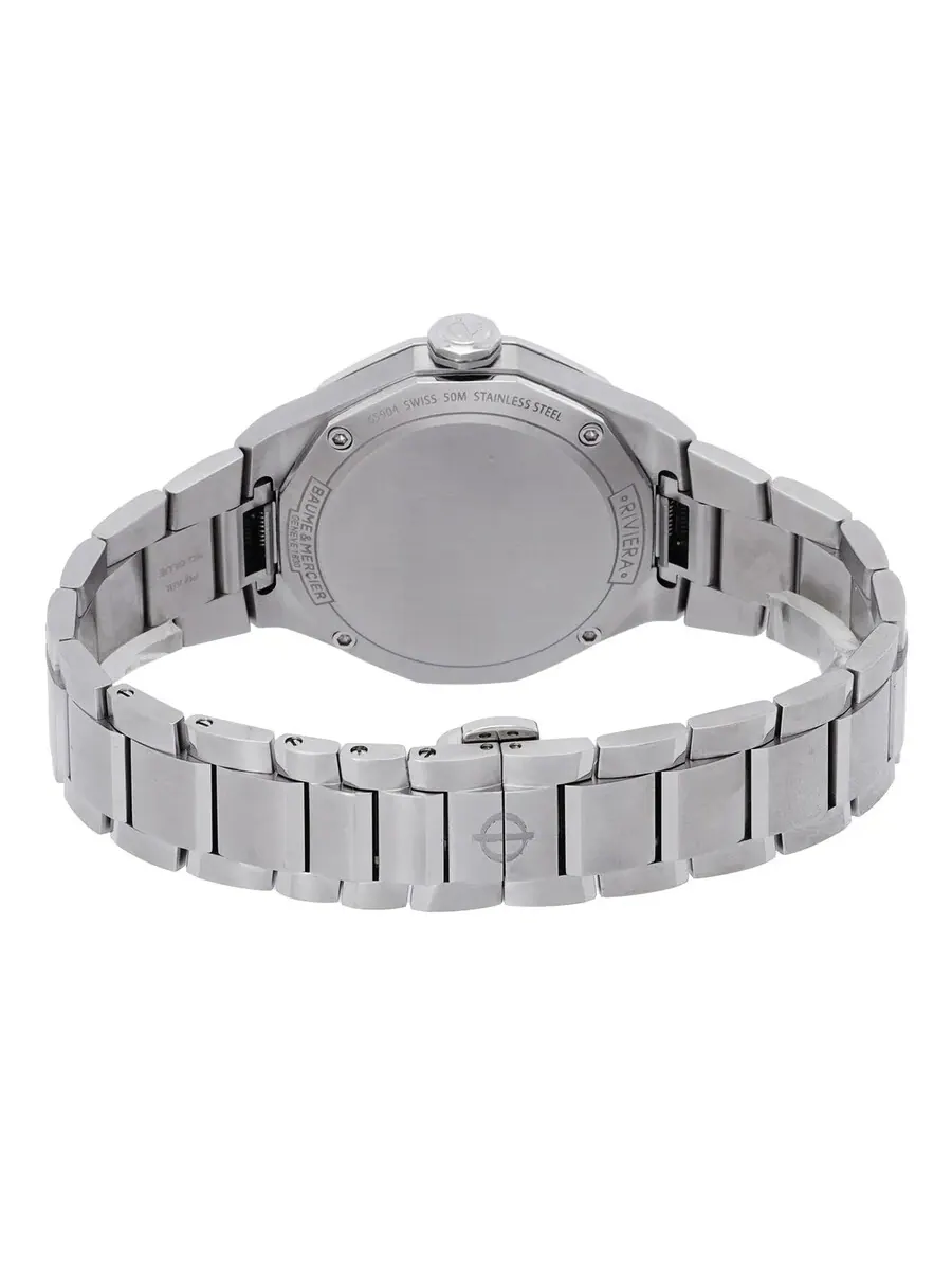 Женские часы Baume et Mercier Riviera с кварцевым механизмом и зеленым циферблатом 10683 — изображение 3 из 3
