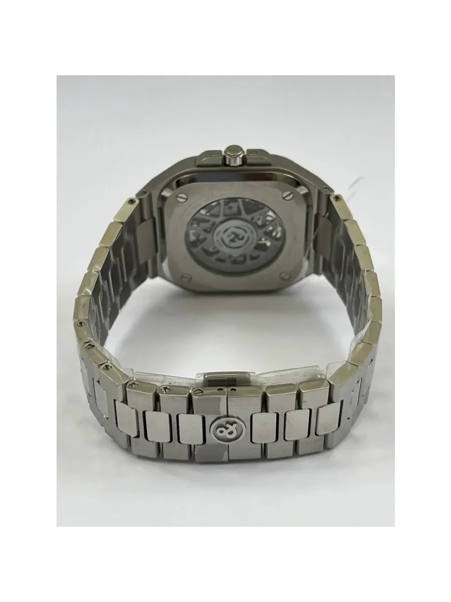 Мужские часы Bell and Ross BR-05 Automatic с синим циферблатом BR05A-AB-SKST/SST — изображение 3 из 3, оттенок серебряный