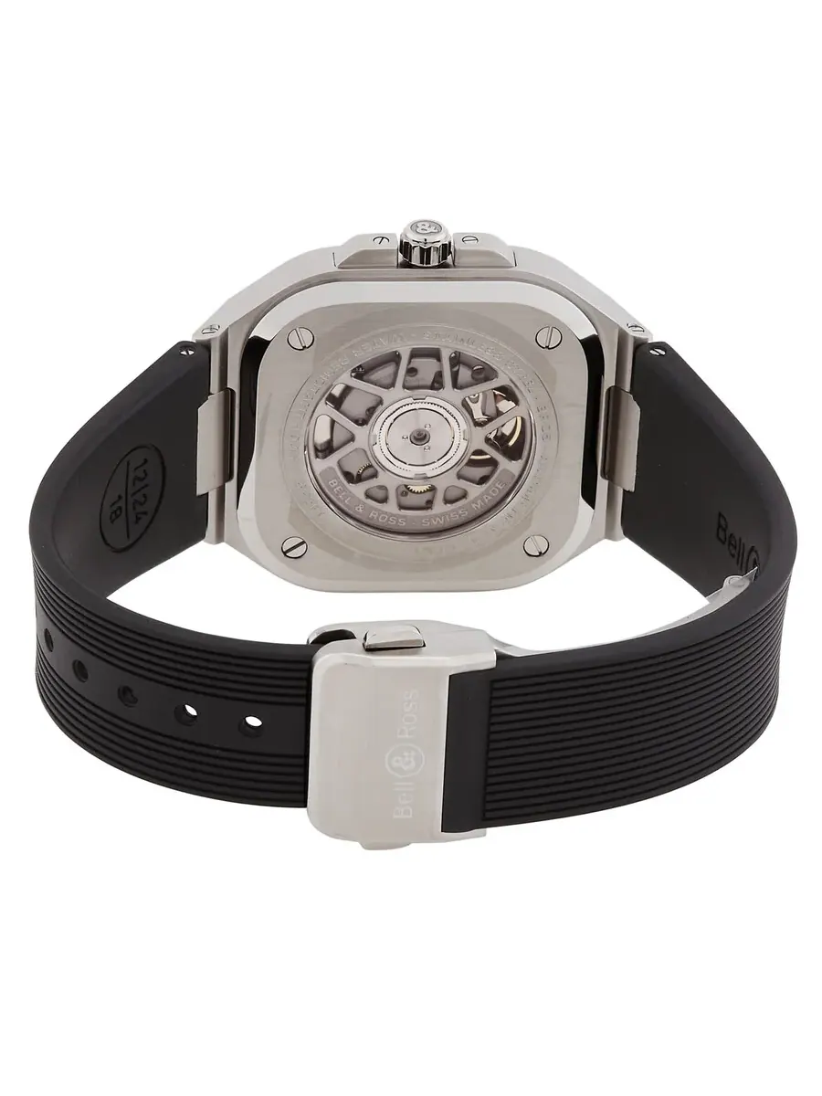 Мужские часы Bell and Ross BR 05 Automatic с серебристым циферблатом BR05G-SI-ST/SRB — изображение 3 из 3, оттенок серебряный