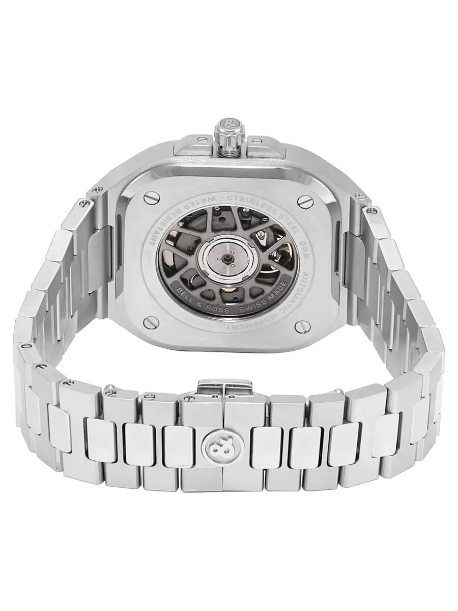 Мужские часы Bell and Ross BR 05 Automatic с серебристым циферблатом BR05GSISTSST — изображение 3 из 3, оттенок серебряный