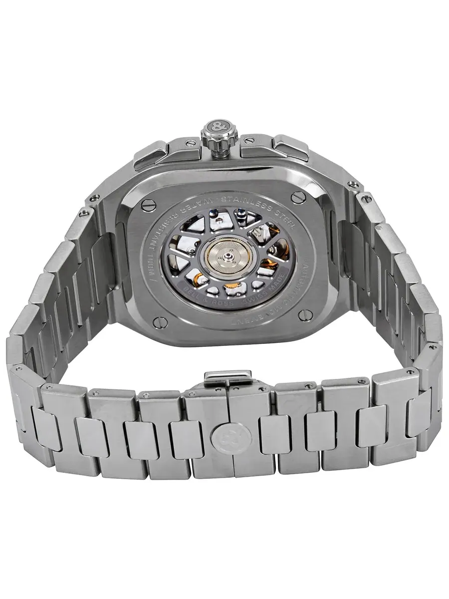 Мужские автоматические часы-хронограф Bell and Ross с синим циферблатом BR05C-BU-ST/SST — изображение 3 из 3