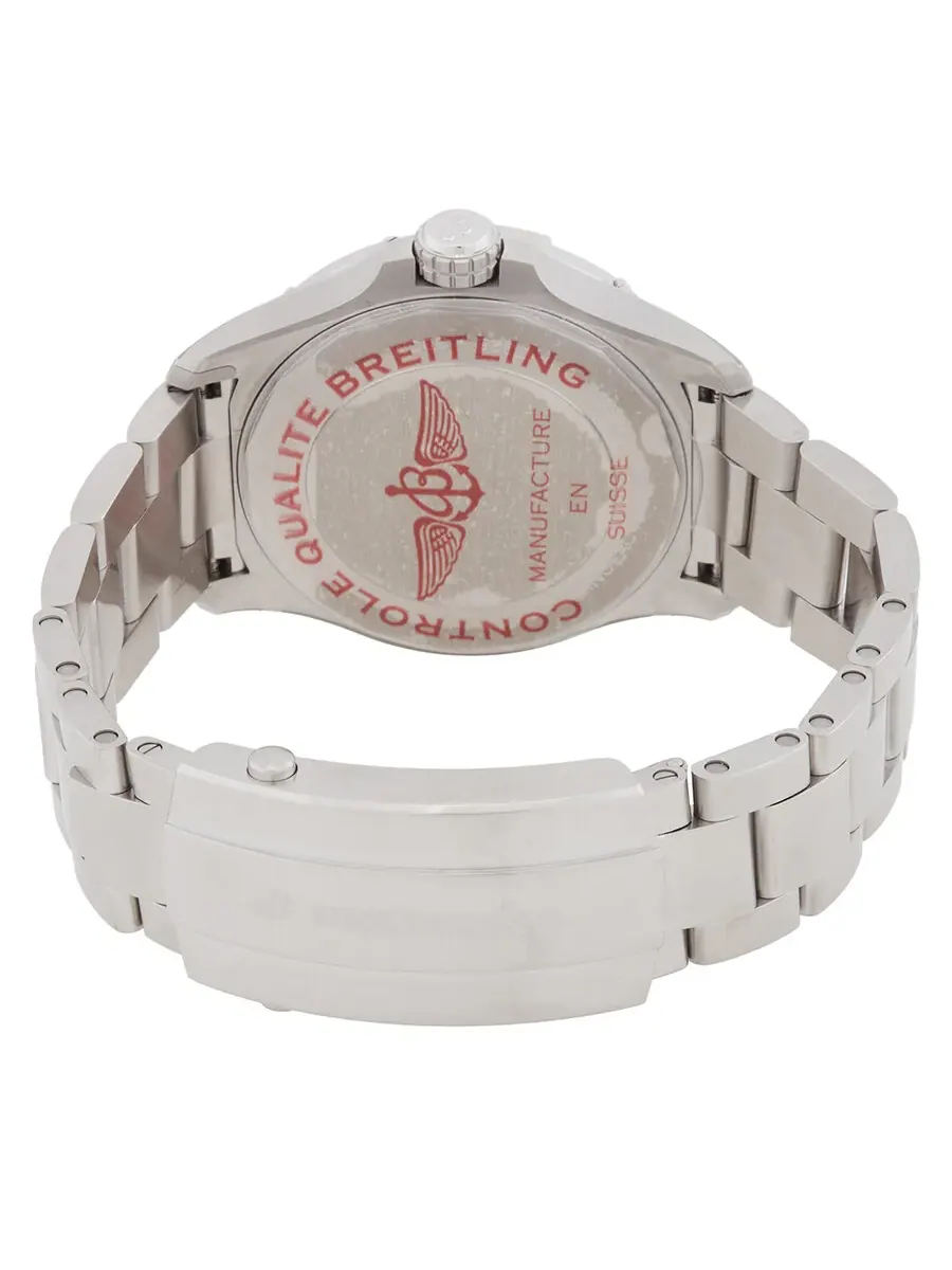 Мужские часы Breitling Avenger Automatic с зеленым циферблатом A17328101L1A1 — изображение 3 из 4, оттенок серебряный
