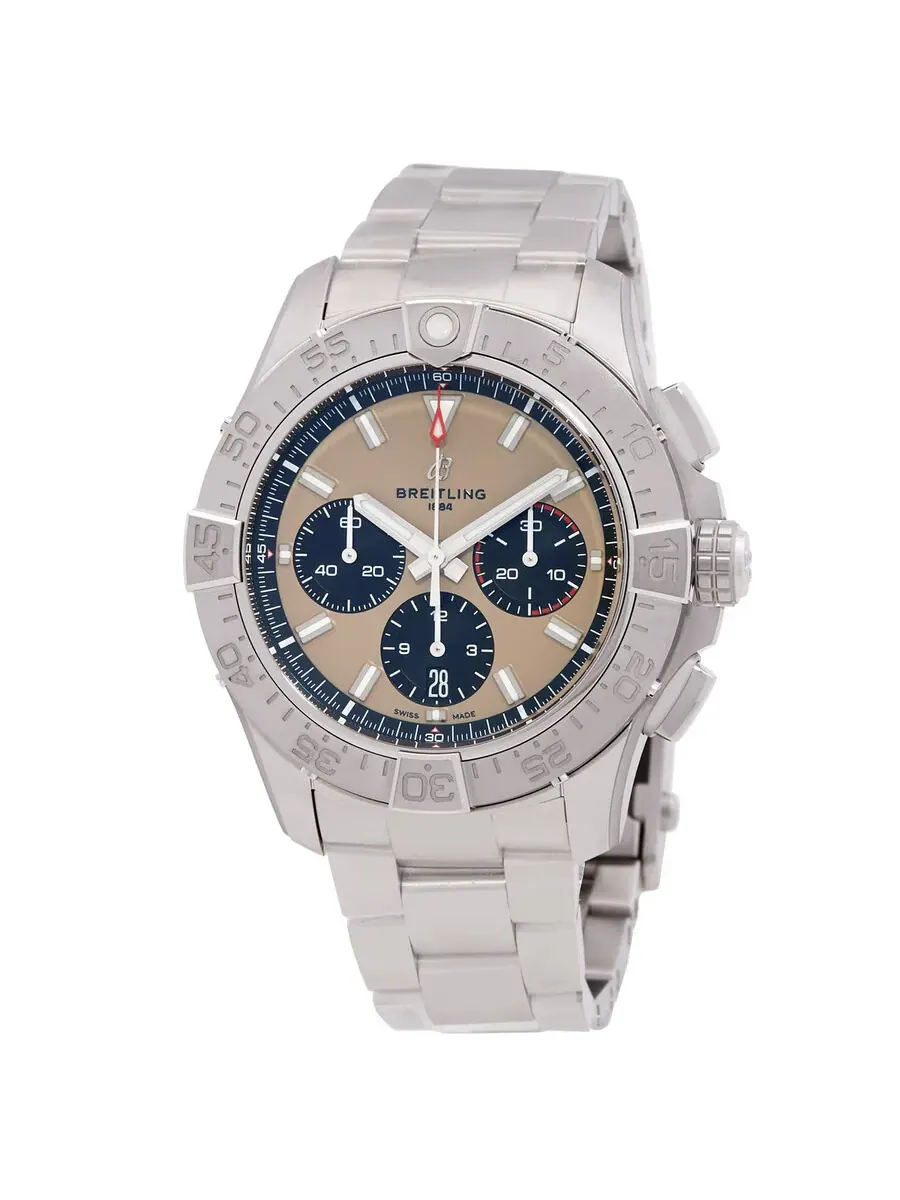 Часы Breitling Avenger B01 44 мм Хронограф Автоматические AB0147101A1A1 — серебристый