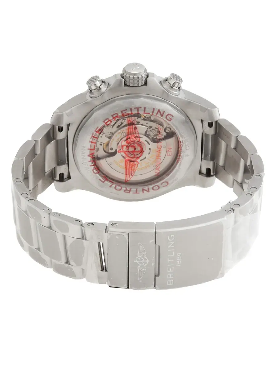 Мужские часы Breitling Avenger B01 Chronograph Automatic Chronometer с антрацитовым циферблатом AB01821A1B1A1