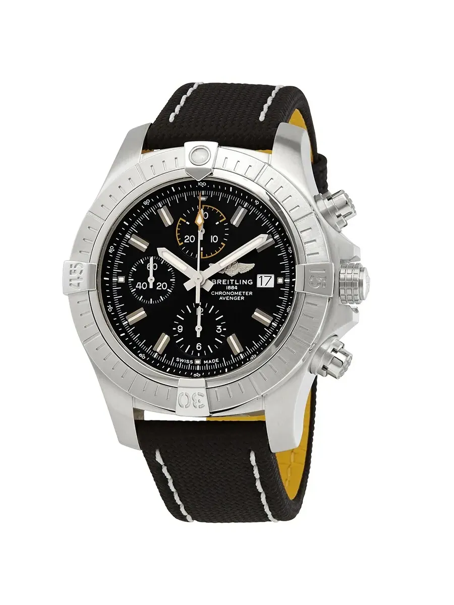 Мужские часы Breitling Avenger Chronograph Automatic с черным циферблатом A13317101B1X1 — изображение 1 из 3