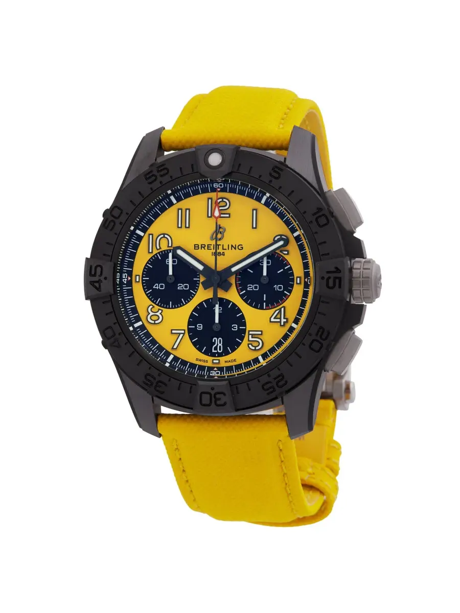 Мужские часы Breitling Avenger Chronograph 44 Automatic SB0147101I1X1 — черный
