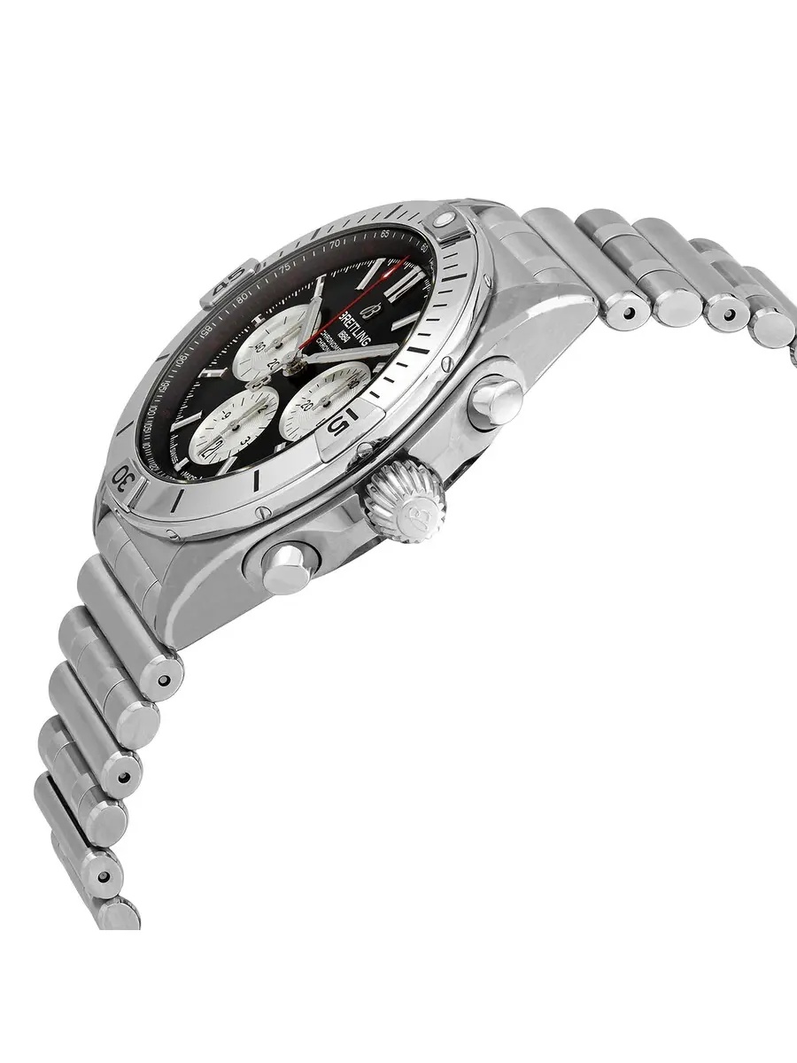 Мужские часы Breitling Chronomat B01 42 Chronograph Automatic с черным циферблатом AB0134101B1A1 — изображение 2 из 3