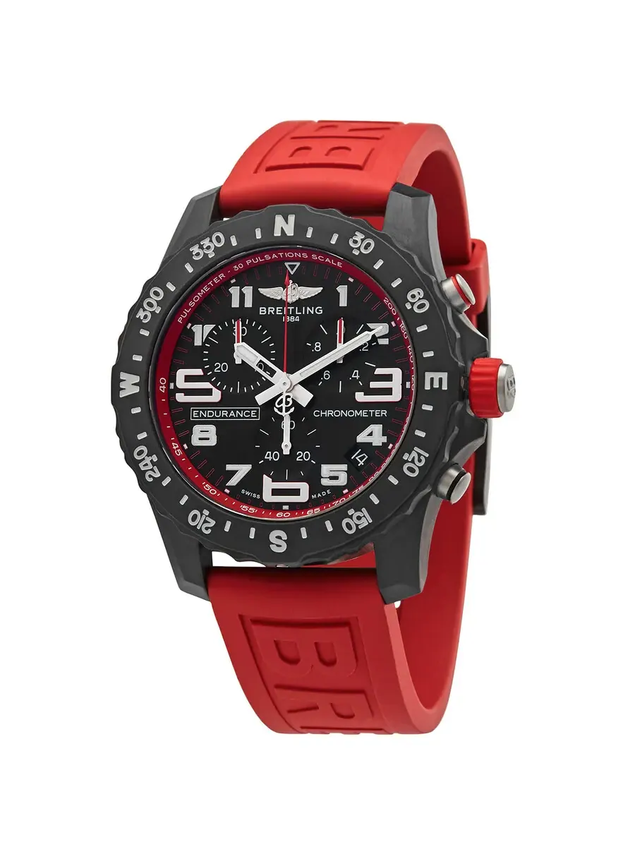 Мужские кварцевые часы Breitling Endurance Pro Chronograph с черным циферблатом X82310D91B1S1 — изображение 1 из 4
