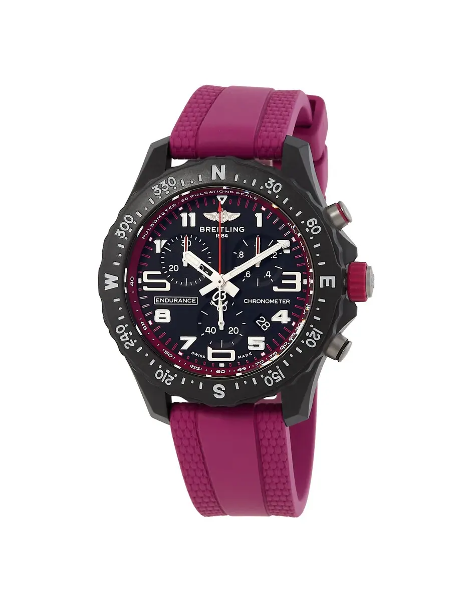 Мужские часы Breitling Endurance Pro Chronograph Quartz с черным циферблатом X83310F61B1S1