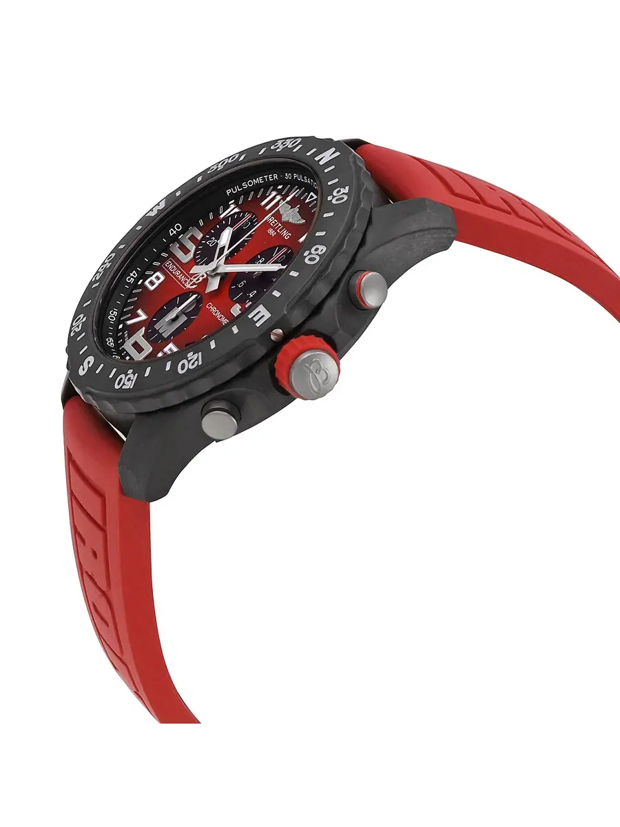 Мужские кварцевые часы Breitling Endurance Pro Chronograph с красным циферблатом, модель X823109A1K1S1 — изображение 2 из 3