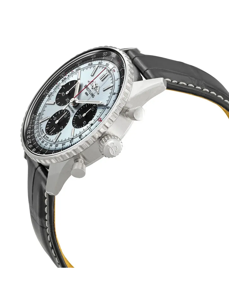 Мужские часы Breitling Navitimer Chronograph Automatic Chronometer с синим циферблатом AB0138241C1P1 — изображение 2 из 4