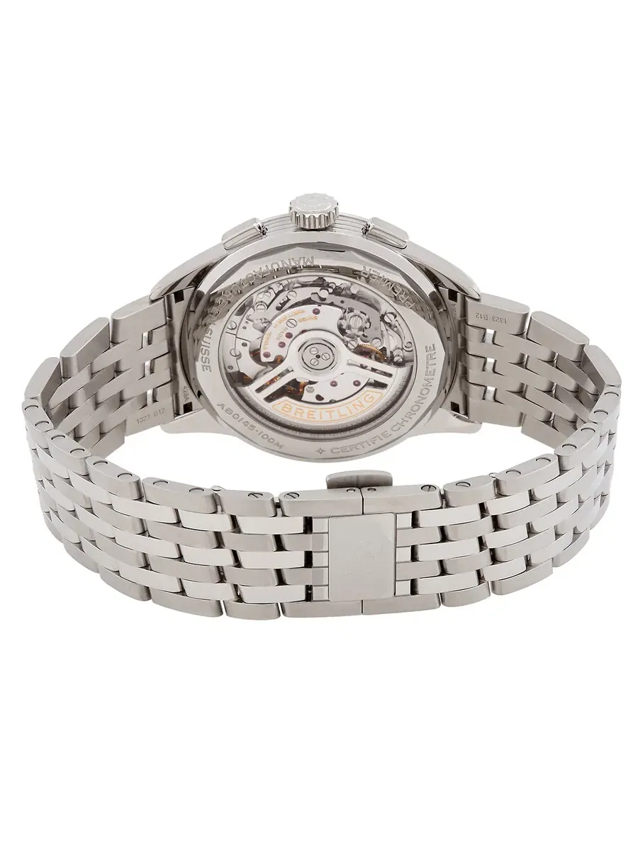 Мужские автоматические часы Breitling Premier B01 Chronograph 42 AB0145211G1A1 — изображение 3 из 4, оттенок серебряный