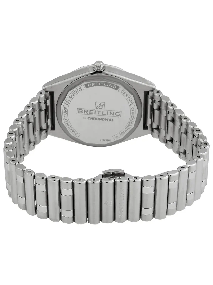 Женские часы Breitling Quartz с белым циферблатом и бриллиантами A77310101A3A1 — изображение 3 из 3, оттенок серебряный
