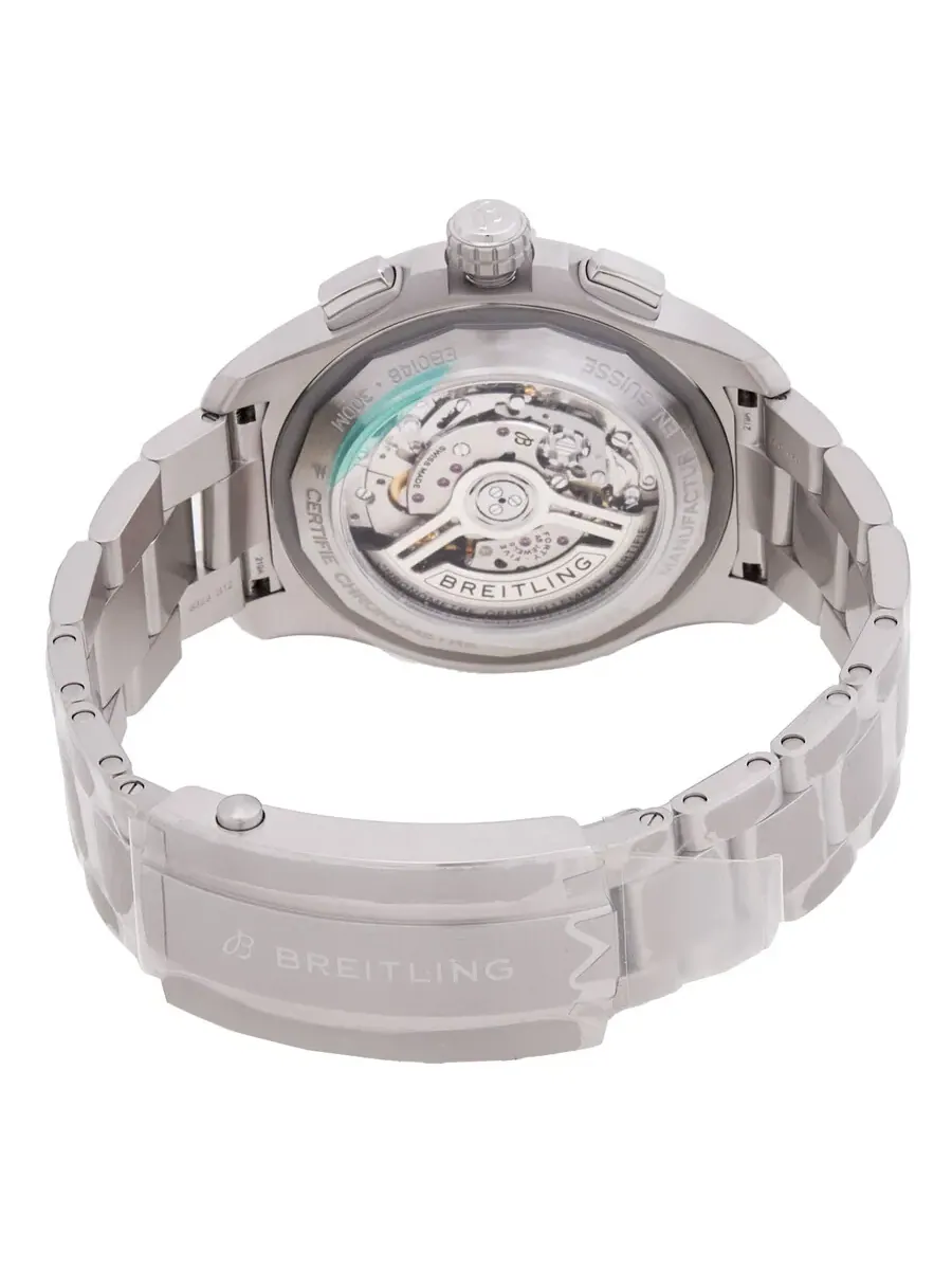 Мужские часы Breitling Super Avenger B01 46 мм, хронограф, автоматические, с синим циферблатом EB0148101C1E1