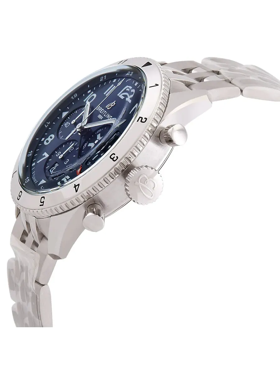 Часы Breitling Super AVI B04 Tribute To Vought GMT 46 мм с синим циферблатом AB04451A1C1A1 — изображение 2 из 3