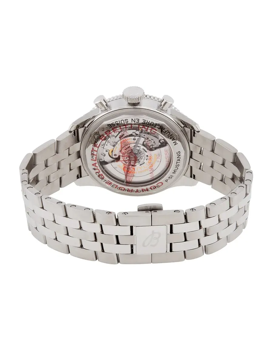Часы Breitling Super Avi Chronograph Automatic Chronometer с черным циферблатом для мужчин AB04453A1B1A1 — изображение 3 из 3