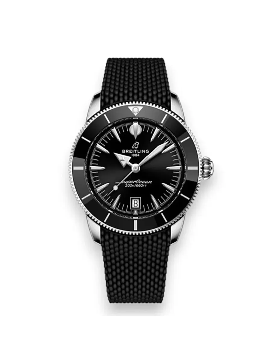 Мужские часы Breitling Superocean Automatic с черным циферблатом AB3111241B1S1 — изображение 3 из 6, оттенок черный