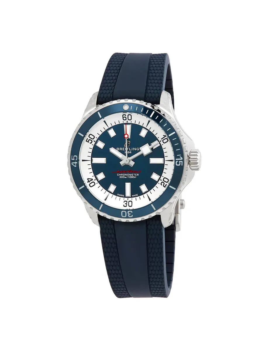 Мужские часы Breitling Superocean Automatic Chronometer с синим циферблатом A17375E71C1S1 — изображение 1 из 3