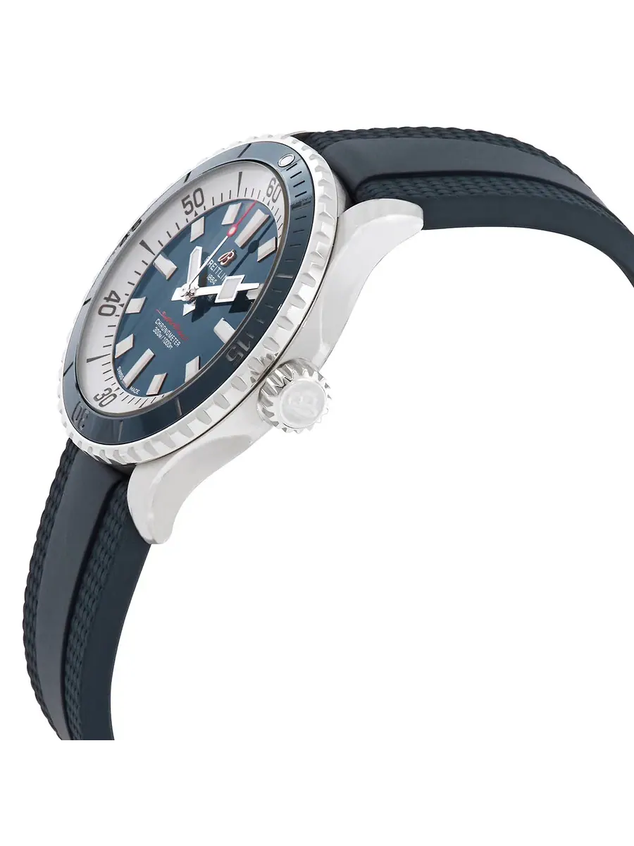 Мужские часы Breitling Superocean Automatic Chronometer с синим циферблатом A17375E71C1S1 — изображение 2 из 3