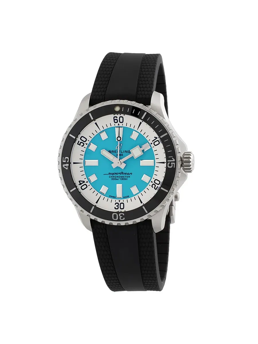 Мужские часы Breitling Superocean Automatic Chronometer с синим циферблатом A17376211L2S1 — изображение 1 из 3