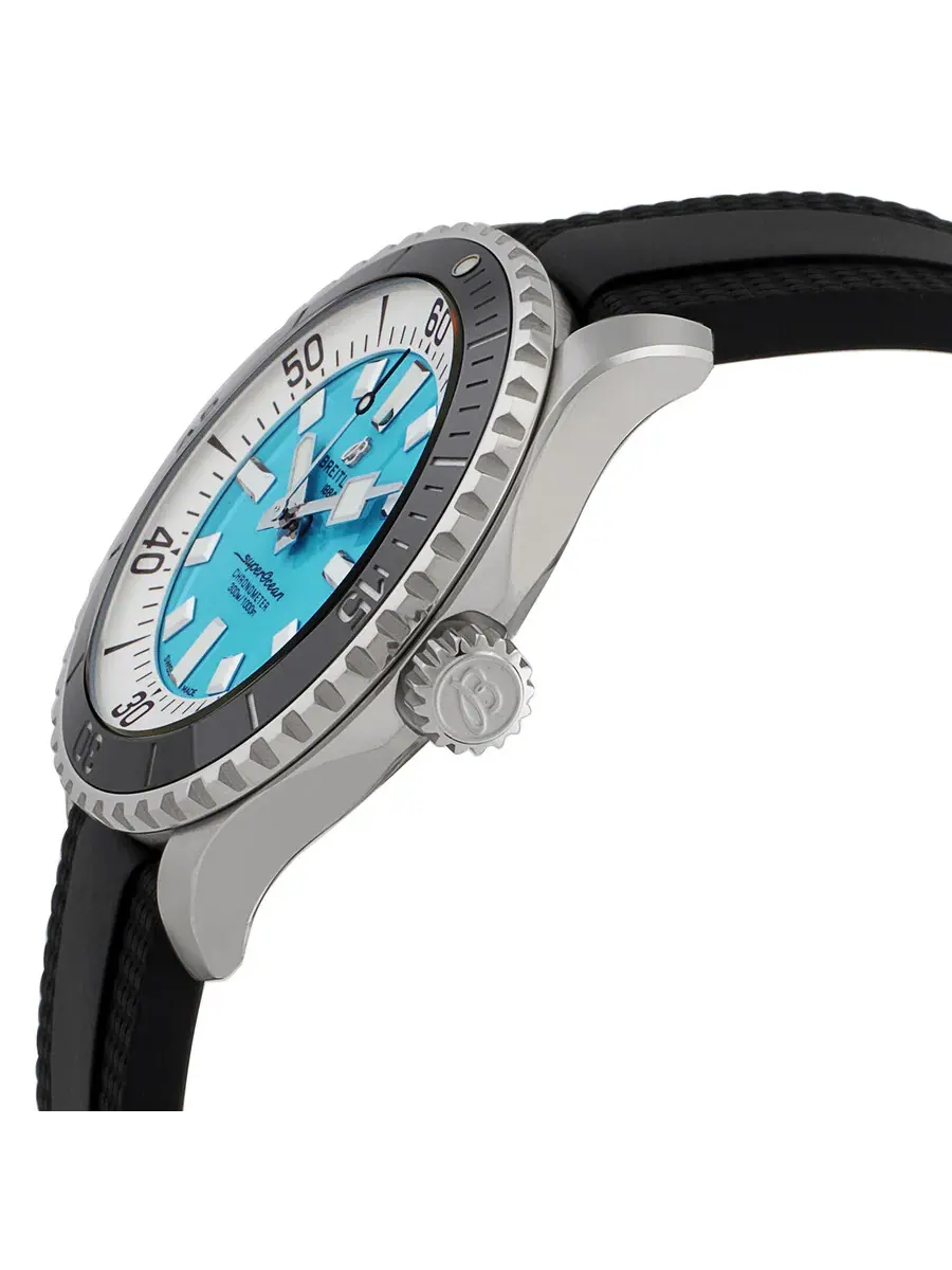 Мужские часы Breitling Superocean Automatic Chronometer с синим циферблатом A17376211L2S1 — изображение 2 из 3