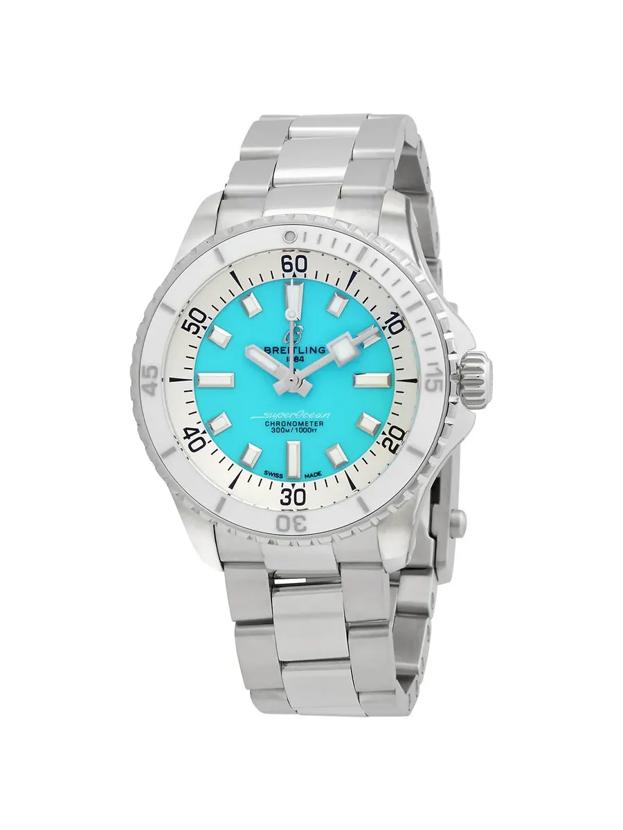 Мужские часы Breitling Superocean 36 Automatic Chronometer с синим циферблатом A17377211C1A1 — изображение 1 из 3