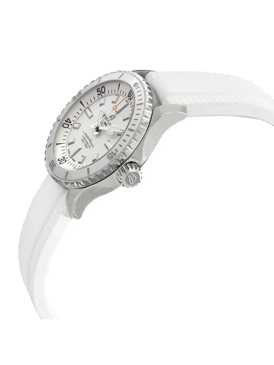 Мужские часы Breitling Superocean Automatic Chronometer с белым циферблатом A17377211A1S1 — изображение 2 из 3, оттенок белый