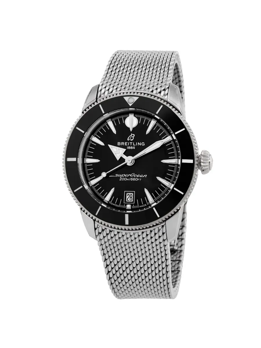 Мужские часы Breitling Superocean Heritage Automatic с черным циферблатом AB3110241B1A1 — изображение 1 из 3, оттенок черный