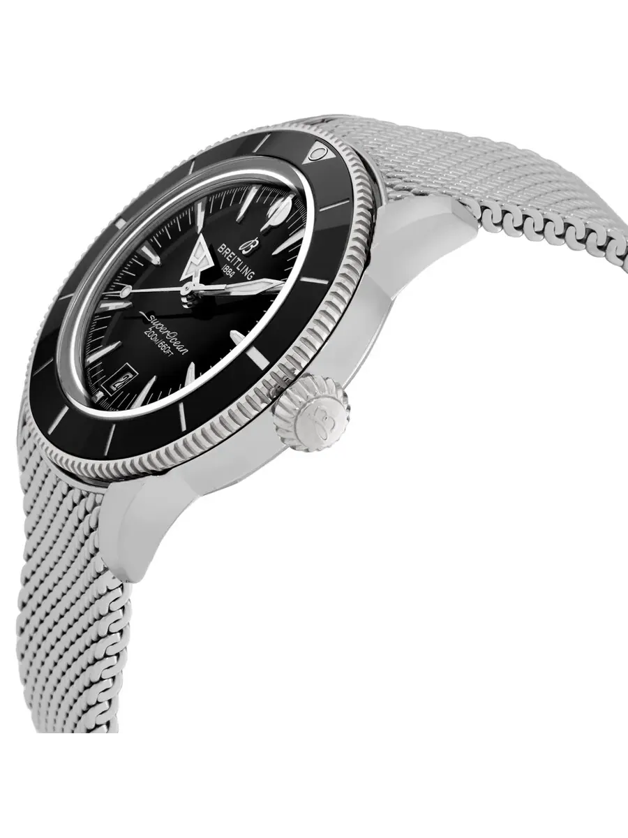 Мужские часы Breitling Superocean Heritage Automatic с черным циферблатом AB3110241B1A1 — изображение 2 из 3, оттенок черный