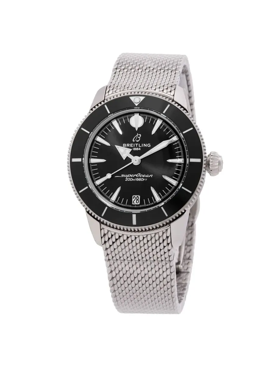 Мужские часы Breitling Superocean Heritage Automatic с черным циферблатом AB3111241B1A1 — изображение 1 из 3, оттенок черный