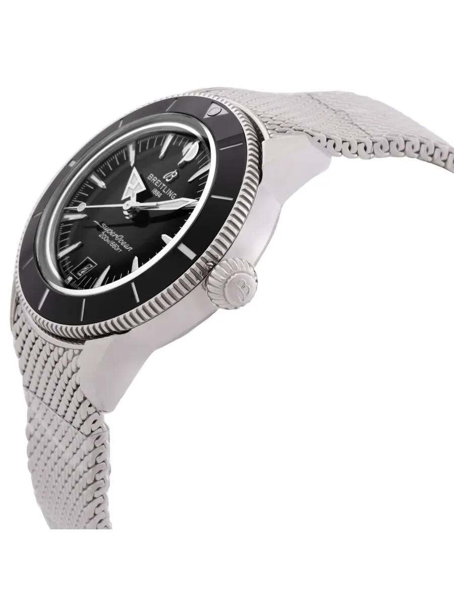 Мужские часы Breitling Superocean Heritage Automatic с черным циферблатом AB3111241B1A1 — изображение 2 из 3, оттенок черный