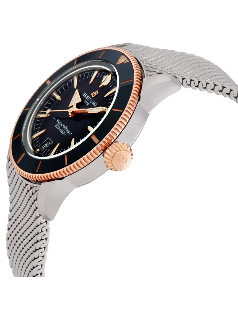 Мужские часы Breitling Superocean Heritage Automatic с черным циферблатом UB3111241B1A1 — изображение 2 из 3, оттенок черный
