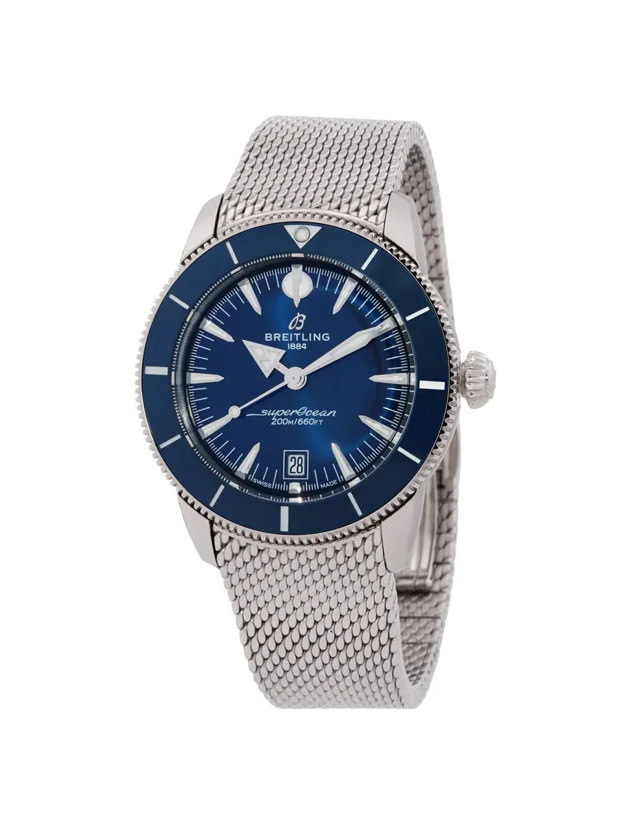 Мужские часы Breitling Superocean Heritage Automatic с синим циферблатом AB3111161C1A1 — изображение 1 из 3, оттенок синий