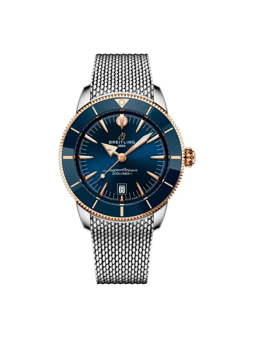 Мужские часы Breitling Superocean Heritage Automatic с синим циферблатом UB3112161C1A1 — изображение 1 из 1, оттенок синий