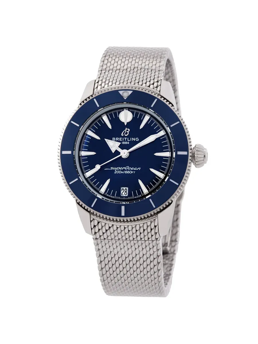 Часы Breitling Superocean Heritage Automatic с синим циферблатом унисекс A10390161C1A1 — изображение 1 из 3, оттенок синий
